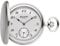 Regent Herren Taschenuhr Savonnette Edelstahl 50 MM Mechanischer Handaufzug Arabische Zahlen P-717