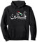 Chemise de nom arabe de Palestine pour femme et homme Sweat à Capuche