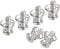 sourcing map Spring Screws, 10pcs M2.5x9mm 7mm Spring OD GPU Graphics Card Back Plate Heatsink Screws Computer Fan Fixed Screws