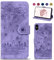 Bxithnr Handyhülle für iPhone XS MAX - Leder Klapphülle Mit Magnetverschluss, Standfunktion Und Kartenfach - Brieftasche Flipcase Cover - Lila