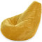 Gilda High Back Gaming Chair Bean Bag Delivered Filled Corduroy (Mustard)