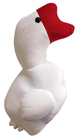 ifundom Kopfbedeckung Cosplay- Kostüm- Hut Kostümhut Gans Plüschhut Plüsch-entenmütze Gänse-plüschtiere Ostern- Kostüm- Hut. Tierische Warme Mütze Weiß Pp Baumwolle Lustig Warmer Hut