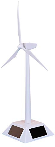 BSTCAR Solar Windmühle Spielzeug Intelligente Solar Windmühle Windrad Modell Deasktop Windmühle Kinder Spielzeug Wissenschaft Lehrmittel Home Dekoration