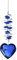 zaoalife Kristall Herz Kugel Prisma Anhänger - Dekoration, Geschenk, Schmuck - Elegant - Blau - Valentinstag - Kristall - Hängend - 31 cm