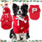 Hunde Weihnachtskostüm, Hundekostüm Weihnachten, Hundemantel für 4.5-8kg Groß Mittel Große Hundebekleidung Weihnachtsmütze, Weihnachtsmann Rentier Kostüm für Hunde, Weihnachtspullover Haustier Hoodie