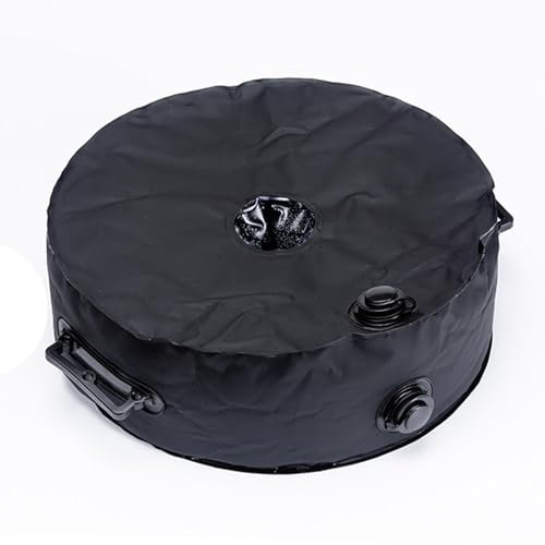 Sac De Sable pour Parasol | Rond Sac De Poids De Base pour Parasol Parapluie, Pied De Parasol 50kg Remplissable De Sable Ou d'eau, Ultra Léger Portable 500D PVC Matériau Base De Lestage Parasol