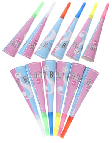 KITANDOVE 12 Stück Mini-megaphone Für Kindergeburtstag Trompetenspielzeug Partygeschenk Hörnerspielzeug Dekorationen Spiellärmmacher Partyzubehör