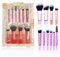 Schminkpinsel Set,Concealer Pinsel,Lidschatten Pinselset,Puderpinsel,10 Mini-Make-Up-Pinsel,FüR Foundation,Rouge,Bronzer,Lidschatten Und Puder,Synthetische Borsten,10-Teiliges Set