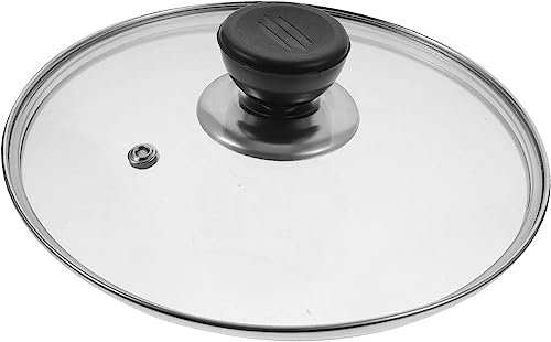EOTRERANQ Tapa de vidrio Tapa de olla universal Cacerola de acero inoxidable Utensilios de cocina de acero inoxidable Tapa de olla de acero inoxidable Tapa de olla de sopa Tapas de repuesto for cacero
