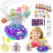 snookids Kit DIY Mágico Agua Hada para Niños - Set de Gel Aqua de 6 Colores & 8 Formas & Kit de Olla Mágica Hada de Agua - Juguete 3D DIY de Artes y Manualidades para Niños