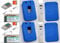 2 Set ESP32 LoRa V3 Modulplatine mit 868-MHz-Antenne + 3000 mAh Akku + Schutzhülle Integriertem WLAN Blue Tooth SX1262 CP2102 0,96 OLED Display Typ C für AR duino Lora Meshtastic IOT (N35, Blau)