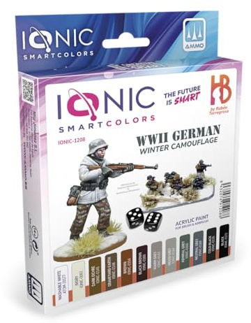 IONIC Deutsche Winteruniformen Zweiten Weltkrieg Set | Vielseitiges Set mit einer Auswahl von 12 Flaschen à 20 ml
