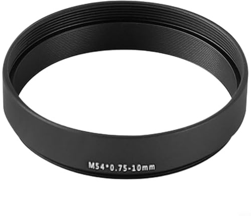 Micpointik M54x0.75 Tubo di prolunga in alluminio per astrofotografia, riduce la luce diffusa, adatto per telescopi e MPCC, regolazione precisa della messa a fuoco, 3mm(M54*0.75-10mm)