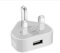 USB Compact Universal UK Mains Charger 1000 mAh CE Approved Adapter Cable Compatible with Mobile Phones iPhone 5 6 7 8 X iPod/Samsung Galaxy S2 3.4 S5 S6 S7 S8 S9/Smart phones/Media devices (White)