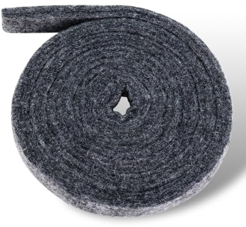 Gekufa WE09X20441 Joint en feutre pour sèche-linge - Joint de tambour avant inférieur en feutre compatible avec sèche-linge G-E - Remplace PS9861764, AP5949286, WE09M0015, WE9M15, WE9M30
