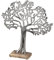 Lifestyle & More Moderne Skulptur Dekofigur Lebensbaum aus Manghoholz und Aluminium Höhe 34 cm