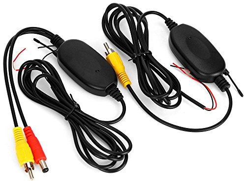 Kit de Receptor de transmisor inalámbrico para cámara de visión Trasera de Video RCA Cámara y Monitor de automóvil Receptor de DVD Reproductor de Radio de automóvil