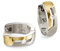 Boccia Damen-Creolen Titan mit Diamanten bicolor 05045-04