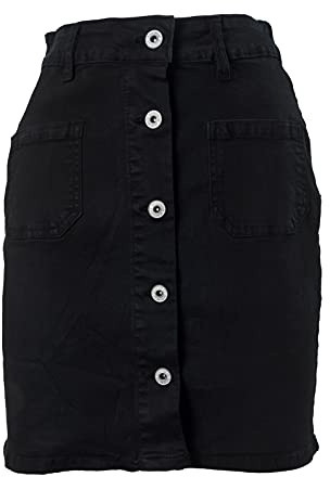 JOPHY & CO. Mini Gonna Donna (Nero (cod. 1030), XL)