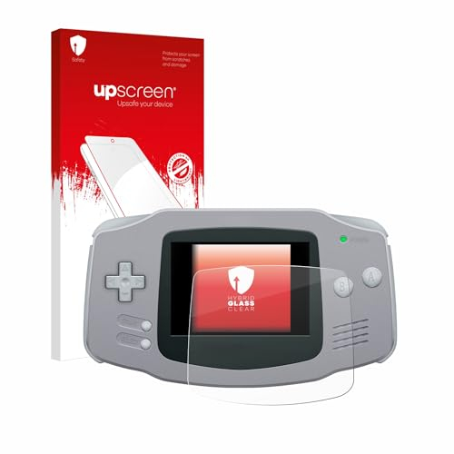 upscreen Schutzglas für Nintendo Gameboy Advance GBA Schutzfolie Panzer Folie Glas [Extrem Kratzfest 9H, Anti-Fingerprint, Ultra-Transparent]