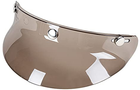 Goolsky 3 Boutons-Pression visière Bouclier lentille visière Rabattable Pare-Vent pour Casque de Moto à Visage Ouvert