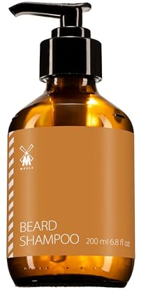 MÜHLE Beard Care - Bart-Shampoo - Flüssige Bartseife zur täglichen Bartpflege und Bart-Reinigung - vegan - 200 ml Inhalt