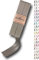 Sandras-Bastelladen Schrägband/Einfassband Satin gefalzt 2m x 20mm 002-Dunkelgrau