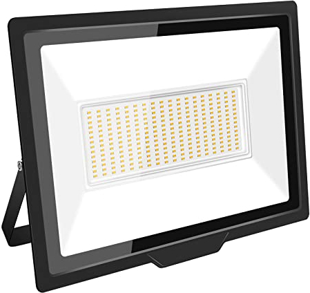 Willpower LED Strahler Außen 200W 20000LM LED Scheinwerfer 4000K Warmweiß IP66 Wasserdicht LED Außenstrahler Fluter Flutlicht Aussenlampe für Garage Flur Garten Innenhöfe Hotel Sportplatz Hinterhof