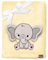 Be Mammy Warme Kuscheldecke Babydecke Blanket Baby Geschenk BE20-168 (Gelb - Elefant)