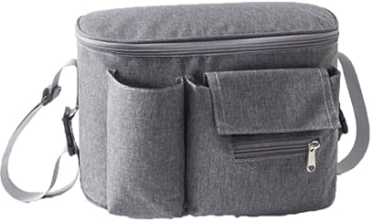 Kinderwagen Organizer,Buggy Organizer Taschen,Kinderwagen Taschen,Kinder Buggy Organizer,Kinderwagen Organizer Universal, Kinderwagen Tasche Schultergurt,Kinderwagentasche Aufbewahrungstasche(grau)