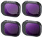 K&F Concept Filtre ND8+ND16+ND32+ND64 Compatible avec DJI Mini 4 Pro Nano-revêtements Étanche Anti des Rayures Léger HD