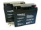 1 Pair / 2 X 12V 20AH (17AH 18AH 21AH 22AH) SuperBatt SB12-20 Sealed Rechargeable VRLA AGM Battery for Mobility Scooter & Wheelchair