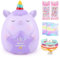TCJJ Sparschwein Kinder,Einhorn Spardose Mädchen,SparbüChse Für Kinder 2 Alphabet&2 Strass Aufkleber&Einhorn Armband Set,Mädchen Einhorn Geschenke Für Geburtstag, Weihnachten