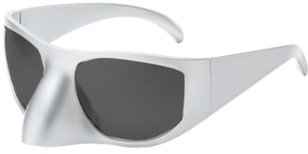 KASFDBMO Futuristische Sonnenbrillen Für Mädchen Teenager Subkultur Karneval Party Fotografieren Werkzeuge Outdoor Karneval Camping Dekorationen Sonnenbrillen Set Für Erwachsene Sonnenbrillen