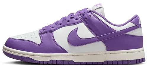 NIKE W Dunk Low Next Nature, Sneaker Donna, Summit White/Black Raspberry, 40.5 EU
