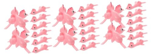 Alasum 60 STK Katapult-küken-Spielzeug Partygeschenke Stress-Relax-fingerspielzeug Flexibles Schleuderspielzeug Cartoon-Huhn-Spielzeug Schleudern Huhn Kinderversorgung Rosa Vinyl