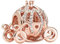 Lkwidi Charmes Cinderella Sparkling Carriage Charms-Anhänger 925 Sterling Silber Charm Bead Pendant für Europäische Armbänder und Halsketten