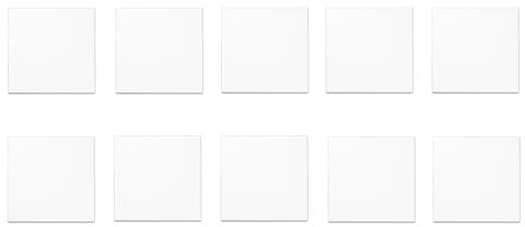 10x Jung LS990WW Wippe f. Schalter/Taster Alpinweiß Serie LS