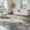BEIMO Waschbarer Teppich Wohnzimmer, Abstrakt Design Teppich Schlafzimmer Kurzflor, Groß Teppiche rutschfest Weiche für Badezimmer Esszimmer Flur