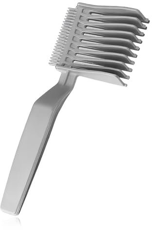 Peigne de Coiffure pour Homme Peigne de Coupe de Cheveux de Positionnement Incurvé pour Homme coiffeur avec un design dégradé Outil de coiffure, Accessoires coiffeur pour salon