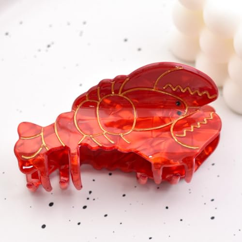 Pinces à cheveux antidérapantes en forme de homard pour femmes et filles, accessoires de cheveux moyennement épais, 8,4 cm