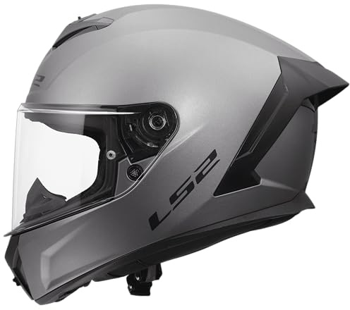 LS2 FF820 RAPID III Full Face Motorcycle Helmet - MATT TITANIUM
