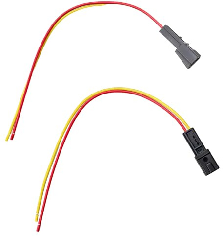 Gurtt 2 Stück Auto-Hochtönerkabel 2-poliger Lautsprecher-Verkabelungsadapter kompatibel mit Audi A1 - 8X:2010-18, A3 - 8V: 2013-15 4E0972575 4B0971832