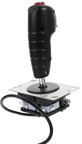 HYTROVE Flight Stick Joystick Controller with Micro-Motion Operation and Vibration for PC Flight Simulation and Classic Gaming Accessories