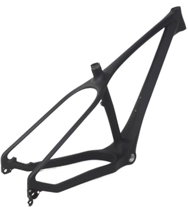 Generisch Fatbike-Rahmen aus Vollcarbon, Farbe: Snow, Größe verfügbar(Frame and Fork 16)