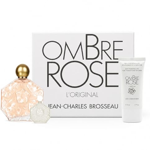JEAN-CHARLES BROSSEAU Ombre Rose Set: EDT Spray 100ml/Shower Gel 50ml/Miniatur 5ml