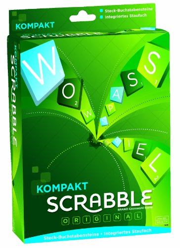 Mattel Y9751 - Scrabble Kompakt, Kreuzwortspiel für die Reise