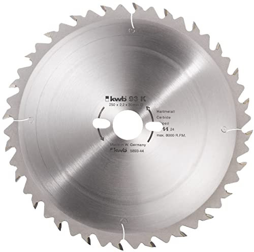 kwb Kreissägeblatt 500 x 30 mm, Made in Germany, sehr schneller Schnitt, Sägeblatt geeignet für Weich- und Hartholz, Konstruktionsvollholz und Holzplatten