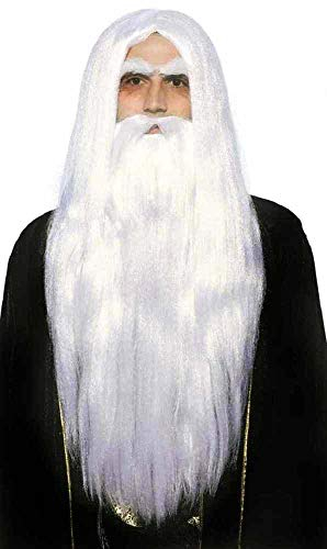 Merlin Perücken- und Bart-Set