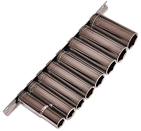 Amtech I6600 9 Piece 1/2” Metric deep Socket Set